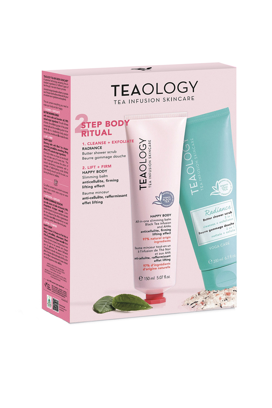 Не имеет пола Teaology Парфюмерно-косметический набор (Скраб для душа 2 в 1 + Антицеллюлитный укрепляющий бальзам для тела) (цвет ), артикул T50541 | Фото 1