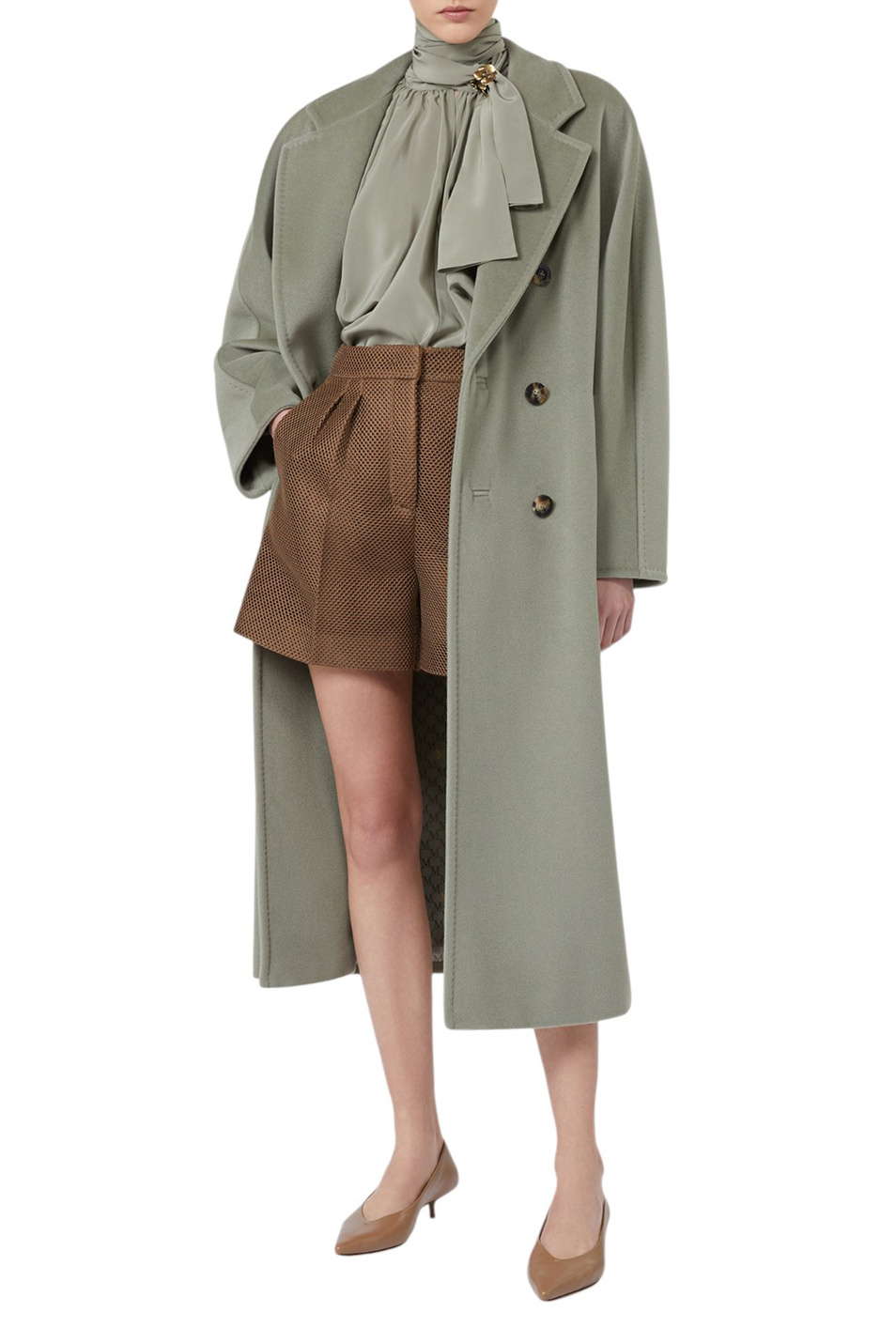 Женский Max Mara Блузка LEONIDA из шелка (цвет ), артикул 2521116081 | Фото 2
