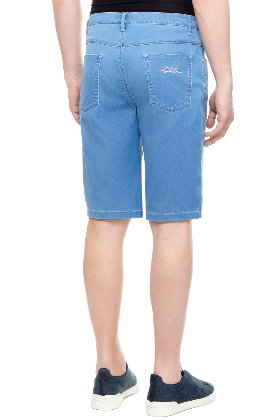 Мужской ZILLI Шорты джинсовые из смесового хлопка (цвет ), артикул J5TS04M0440VZP000 | Фото 4