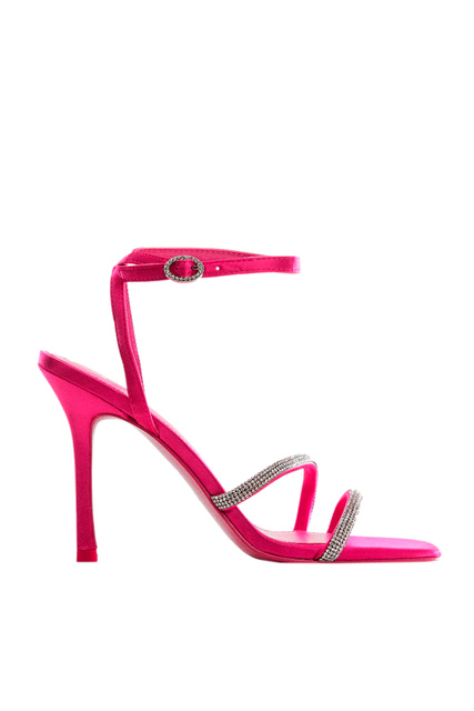 Босоножки MAYBEF на каблуке|Основной цвет:Розовый|Артикул:47040788 | Фото 1