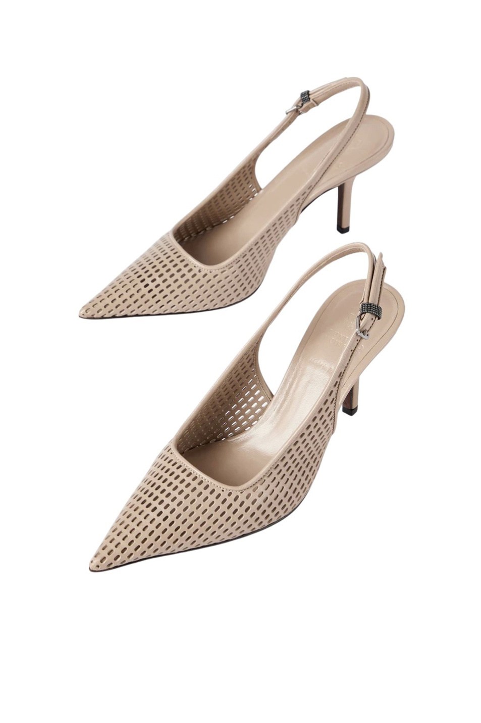 Женский Brunello Cucinelli Туфли из натуральной кожи (цвет ), артикул MZSKC3253 | Фото 4