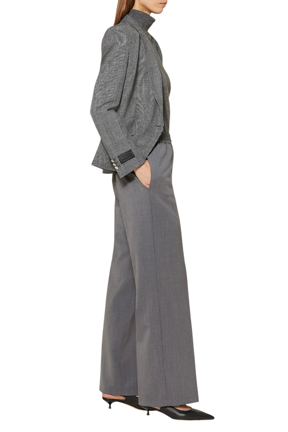 Женский Weekend Max Mara Брюки PETRA из смесовой шерсти (цвет ), артикул 2525136032 | Фото 4