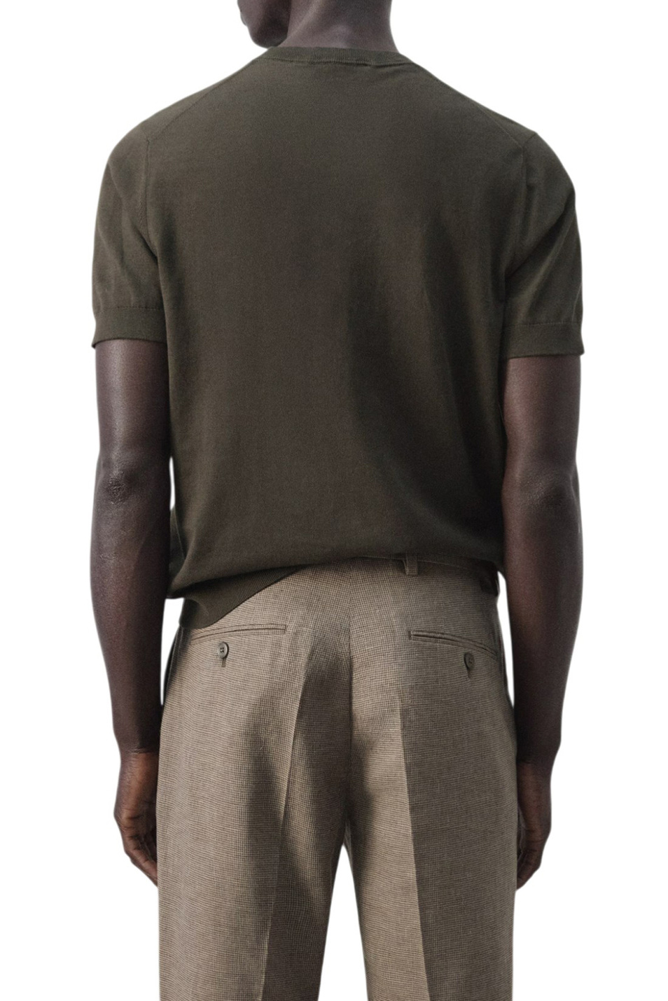 Мужской Mango Man Джемпер ARRAONA однотонный (цвет ), артикул 27061281 | Фото 4