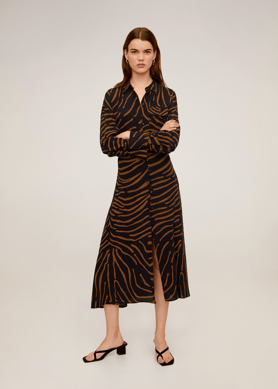 Женский Mango Рубашка TIGER (цвет ), артикул 67064765 | Фото 4