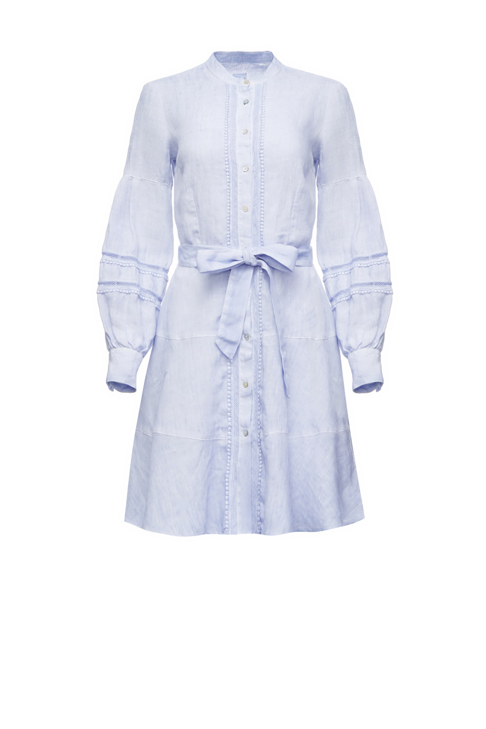 Женский 120% Lino Льняное платье с поясом (цвет ), артикул V0W49DX0000115S00 | Фото 1
