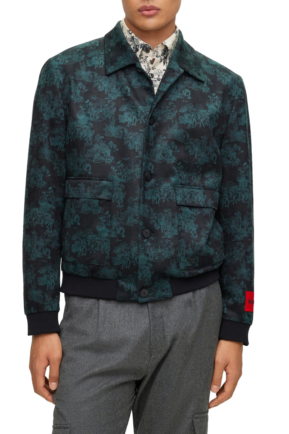 Мужской HUGO Куртка с принтом (цвет ), артикул 50500398 | Фото 3