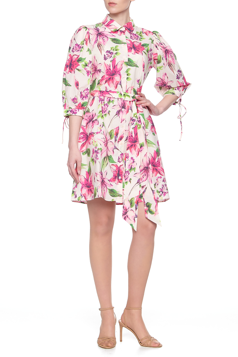 Liu Jo Платье-рубашка с цветочным принтом (цвет ), артикул WA1573T4824 | Фото 2