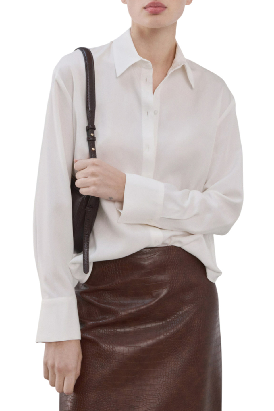 Женский Mango Рубашка LIMA прямого кроя (цвет ), артикул 27094079 | Фото 3