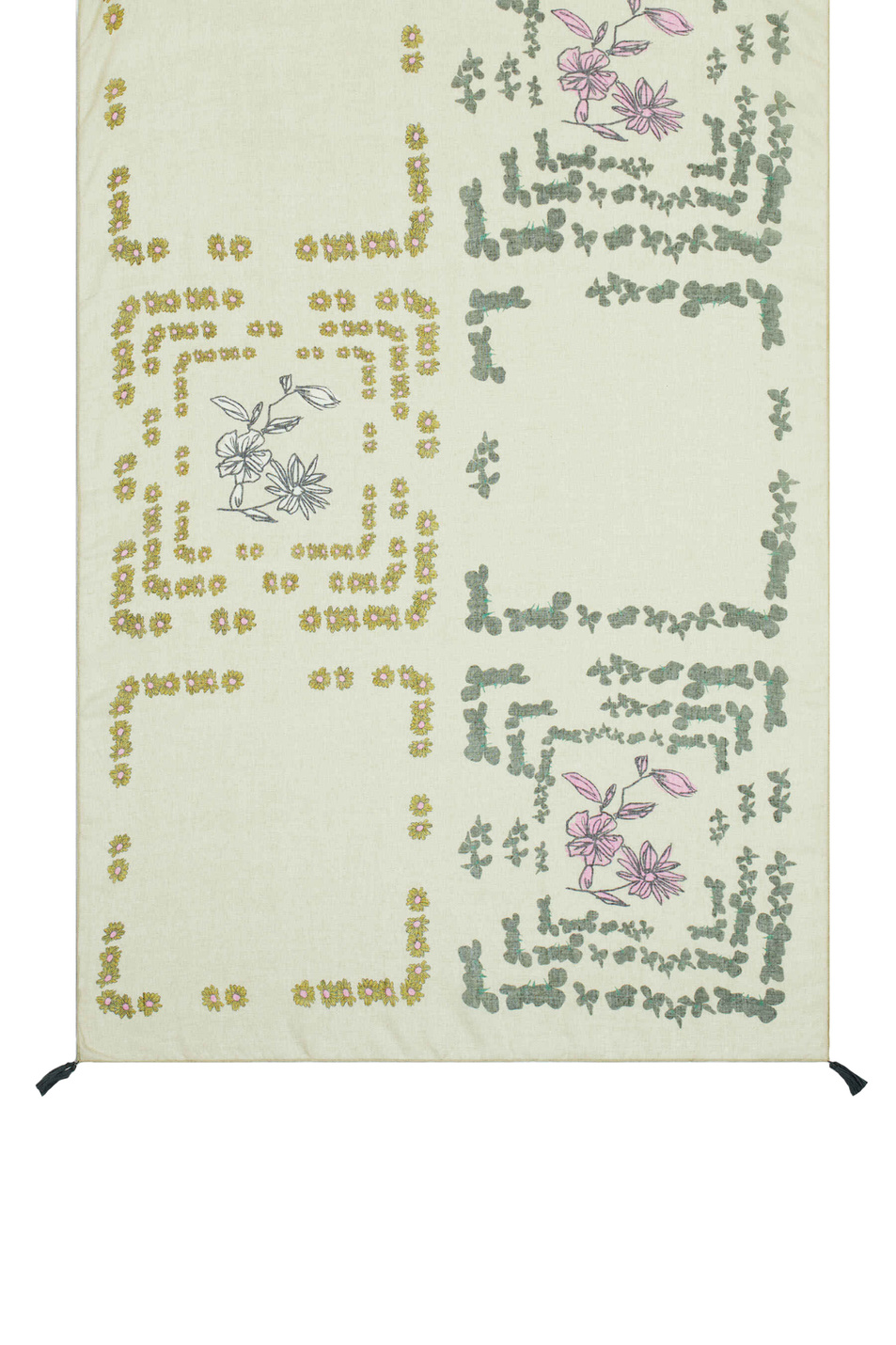 Parfois Шарф с принтом и кисточками (цвет ), артикул 191573 | Фото 2