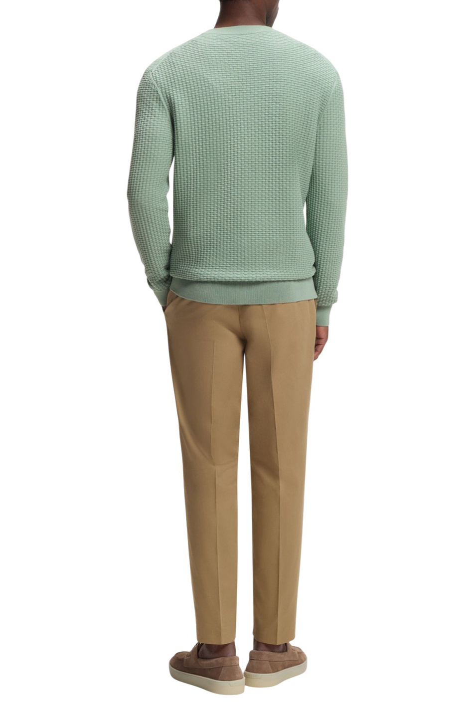 Мужской BOSS Джемпер Imberto из хлопка (цвет ), артикул 50545283 | Фото 4