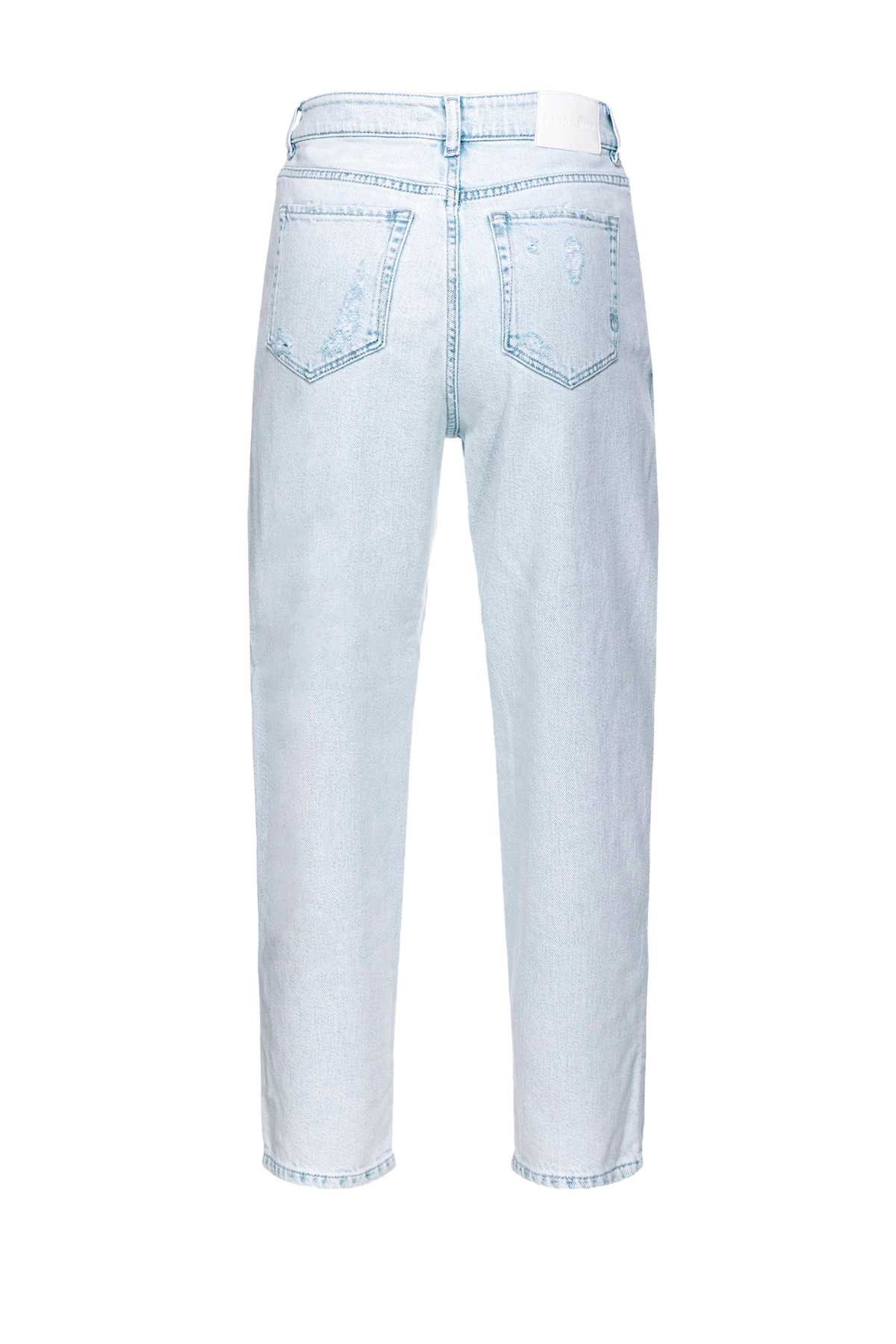 Pinko ❤ женские джинсы прямого кроя со скидкой 37%, голубой