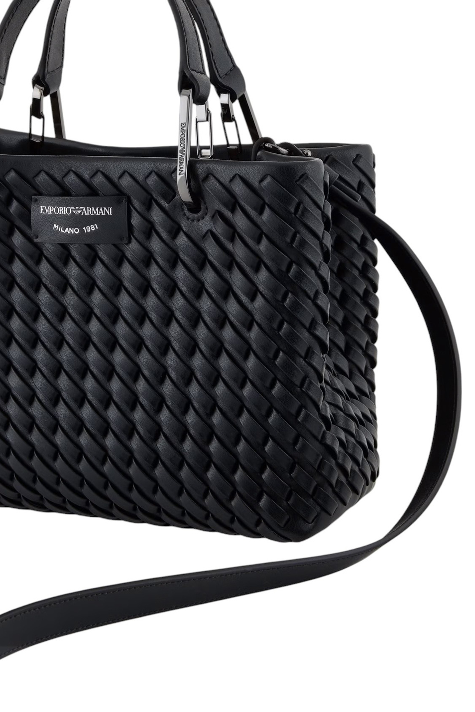 Женский Emporio Armani Сумка-шопер MyEA из натуральной кожи (цвет ), артикул EW000361-AF12762 | Фото 7