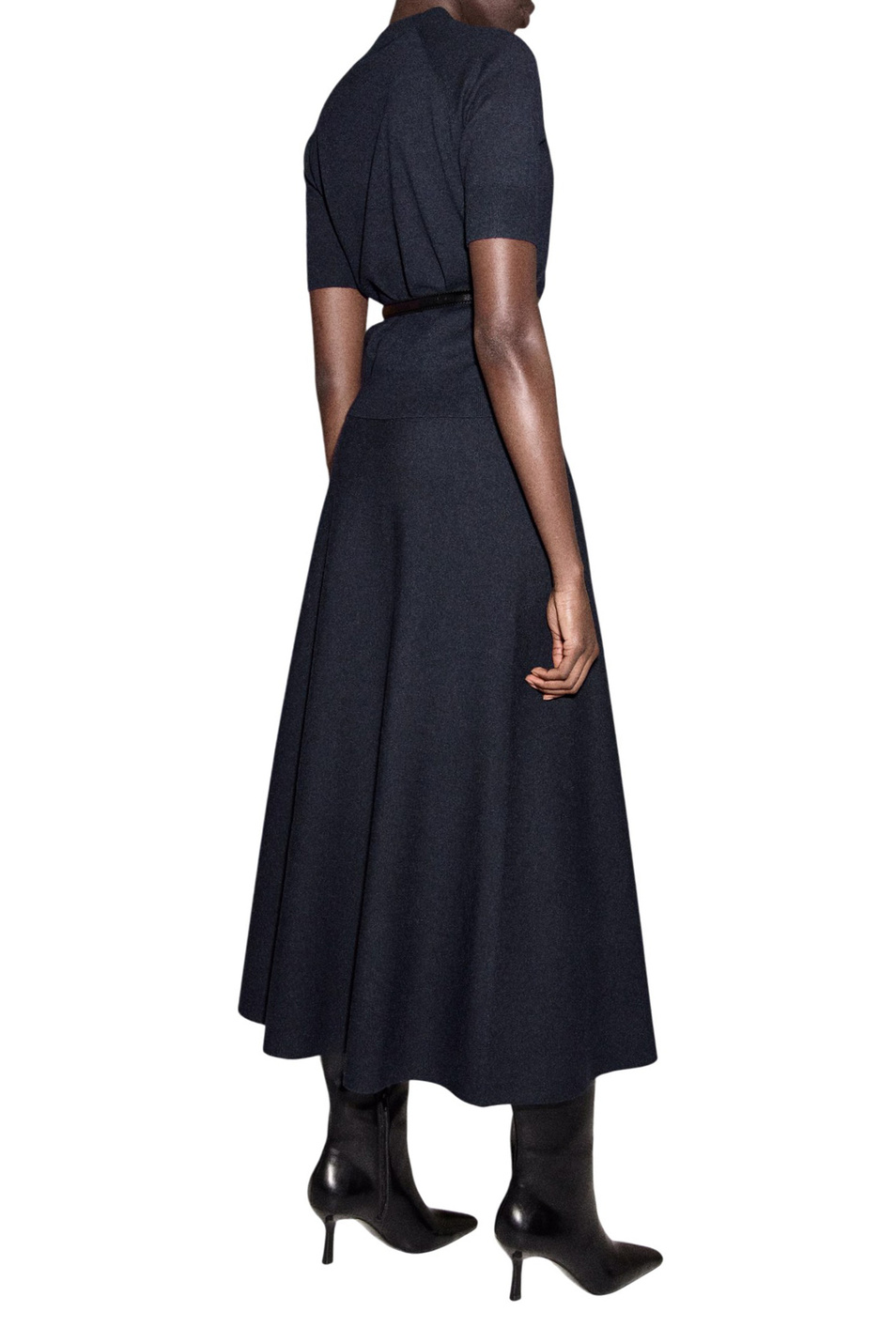 Юбка NURIA однотонная|Основной цвет:Синий Женский Mango Юбка NURIA однотонная (цвет ), артикул 17087779 | Фото 4