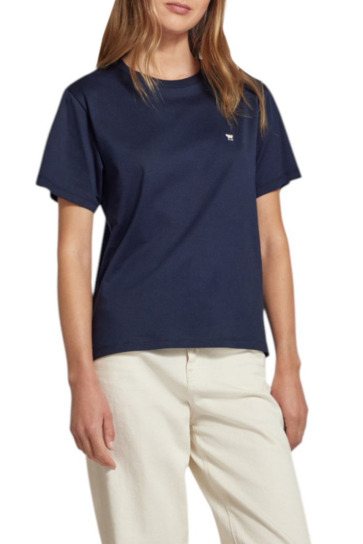 Женский Weekend Max Mara Футболка VENACO однотонная (цвет ), артикул 2525976021 | Фото 4