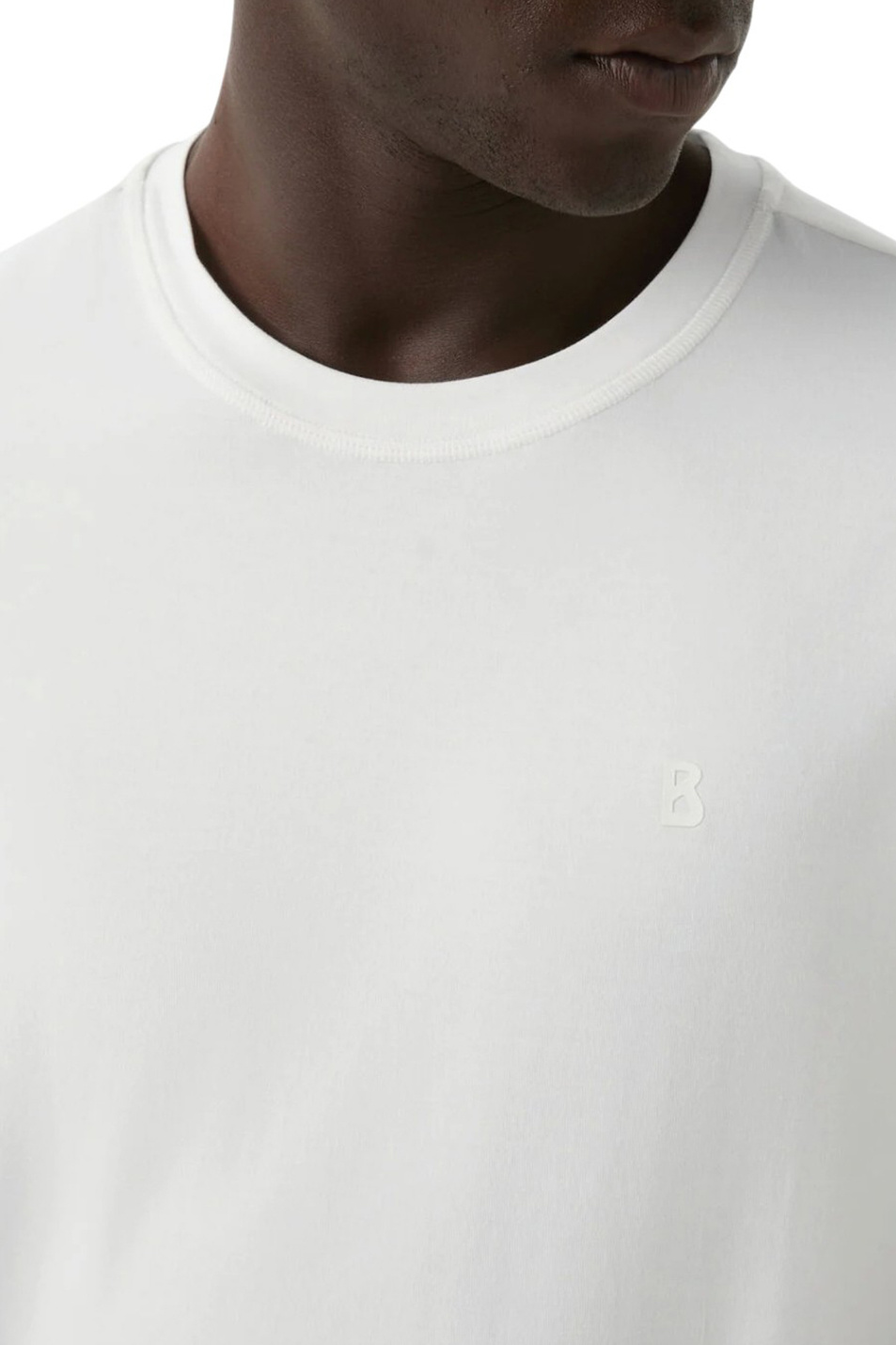 Футболка ROC из эластичного хлопка с логотипом|Основной цвет:Кремовый Мужской Bogner Футболка ROC из эластичного хлопка с логотипом (цвет ), артикул 58446604 | Фото 5