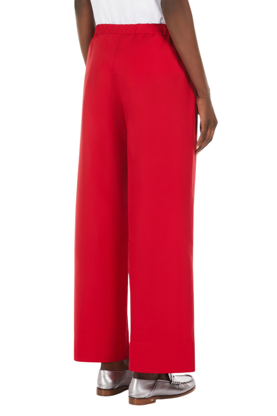 Женский Max Mara Брюки ARGENTO из хлопка (цвет ), артикул 2519131013 | Фото 4