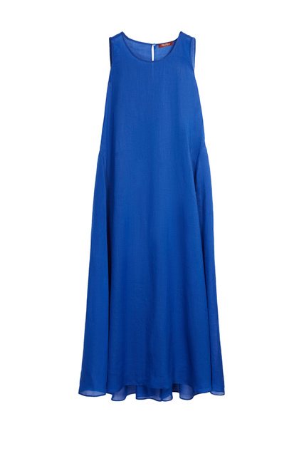 Платье SAX с оборками на спинке|Основной цвет:Синий|Артикул:62310421 | Фото 1