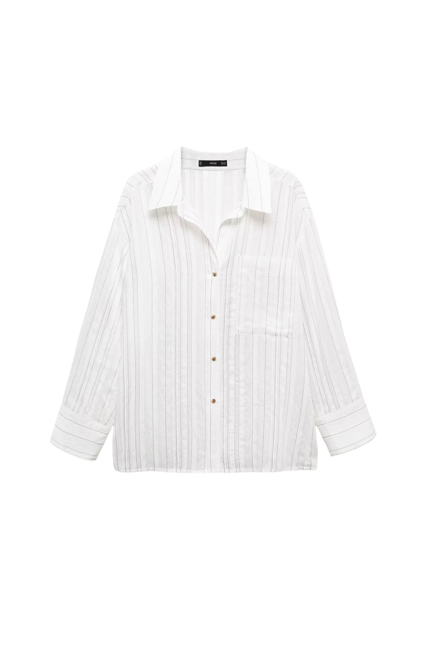 Рубашка ZARO в полоску|Основной цвет:Белый|Артикул:67037121 | Фото 1