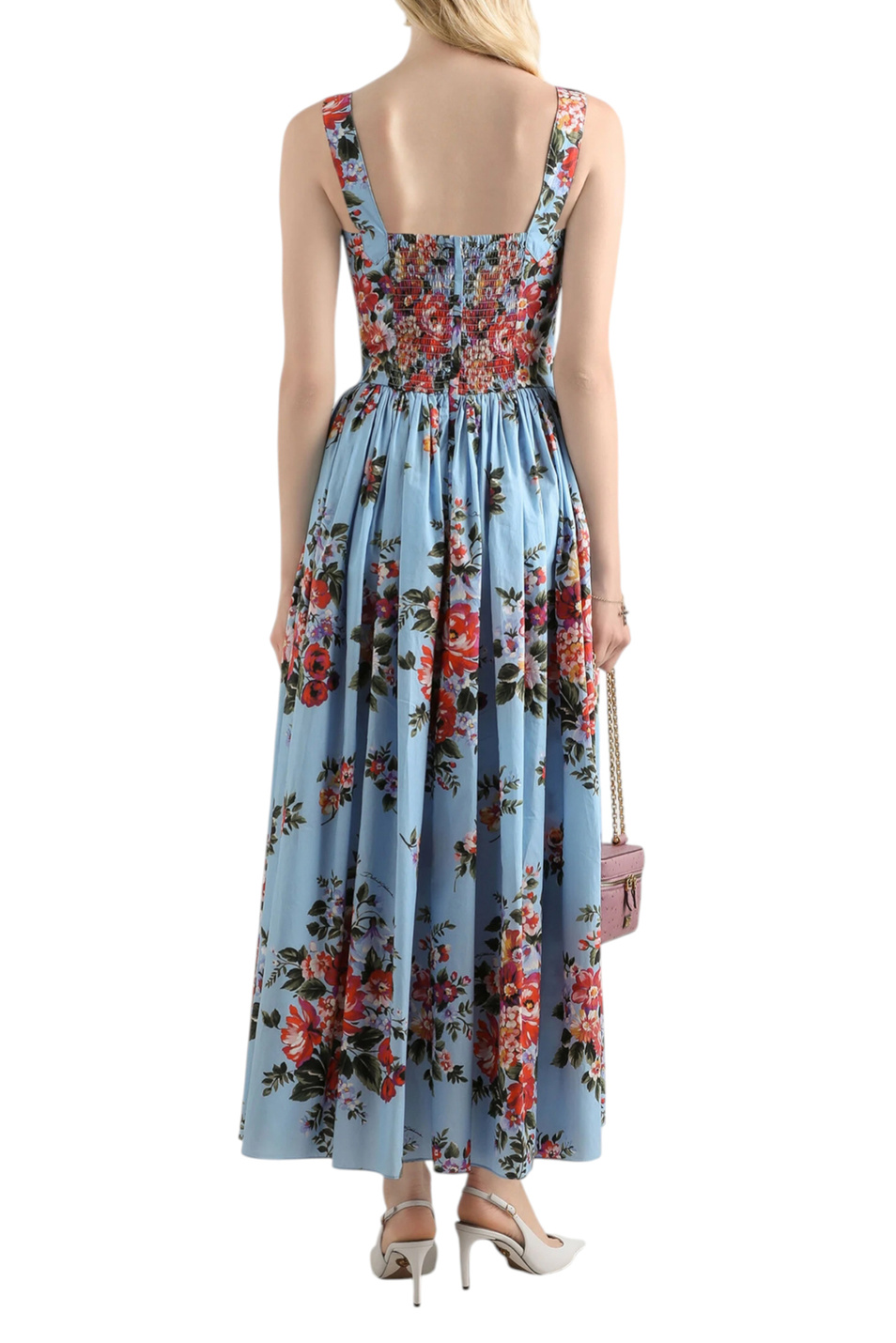 Женский Dolce & Gabbana Платье из хлопка (цвет ), артикул F6TTHT-HS5UU | Фото 3