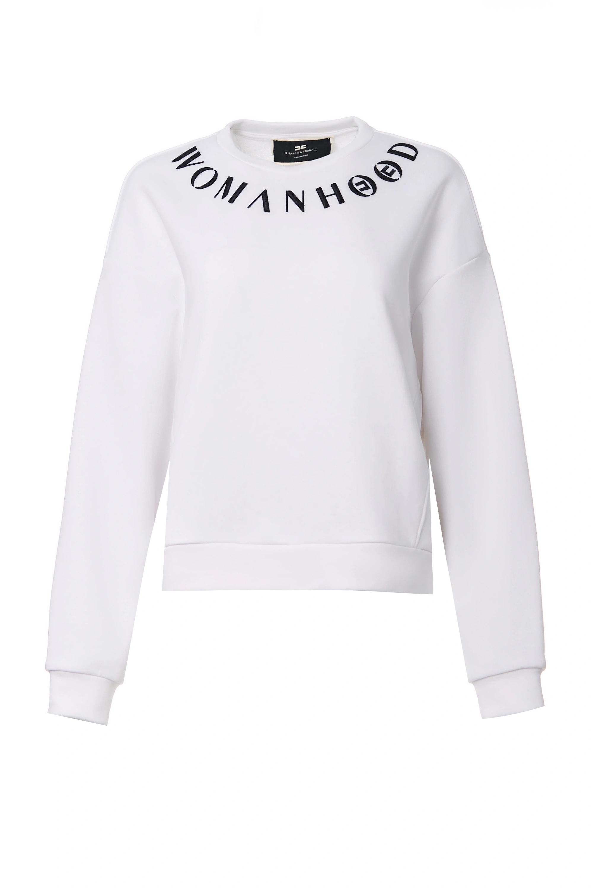 Elisabetta Franchi ❤ женский свитшот оверсайз с вышивкой со