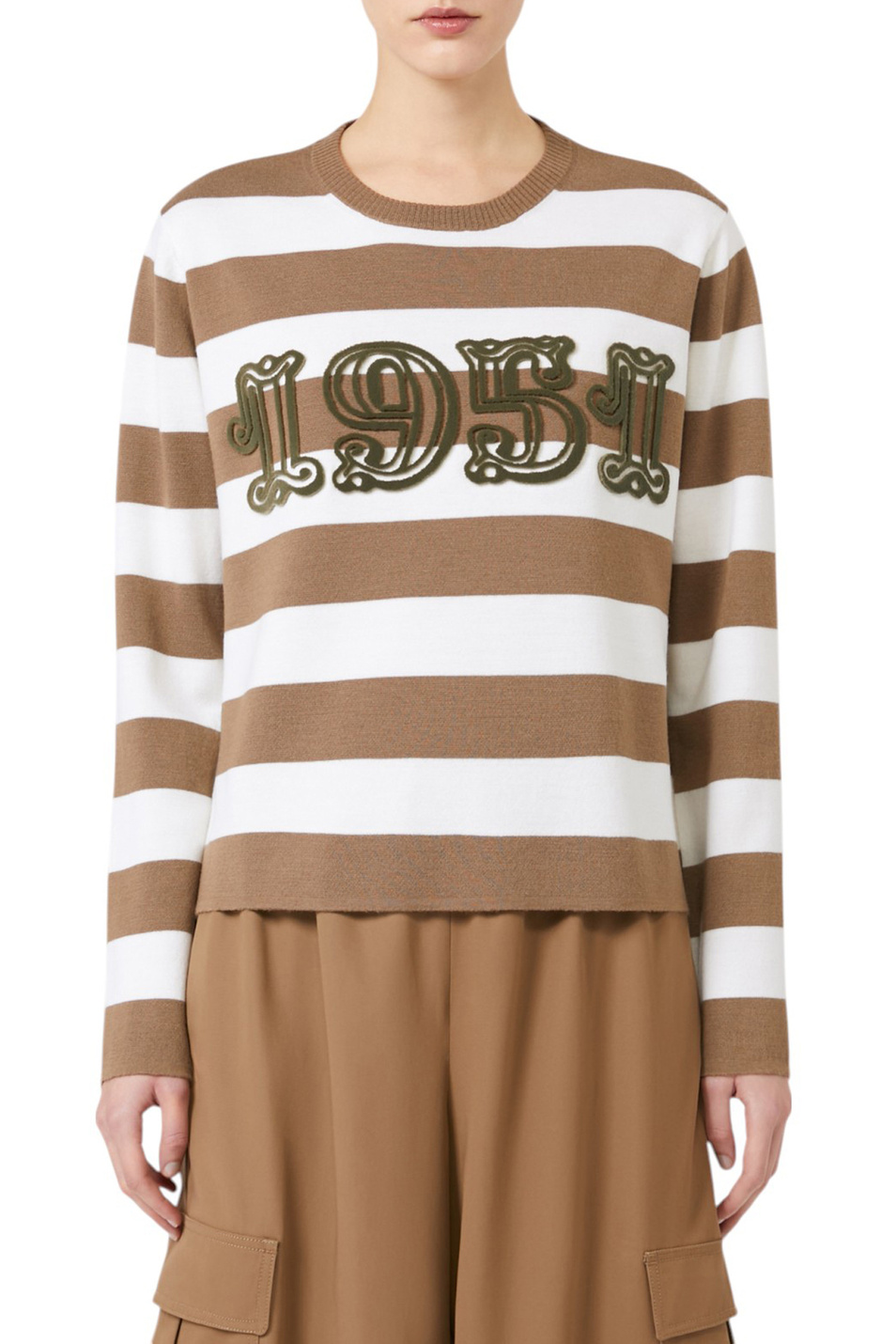 Женский Max Mara Джемпер VITERBO из шерсти (цвет ), артикул 2521366091 | Фото 3