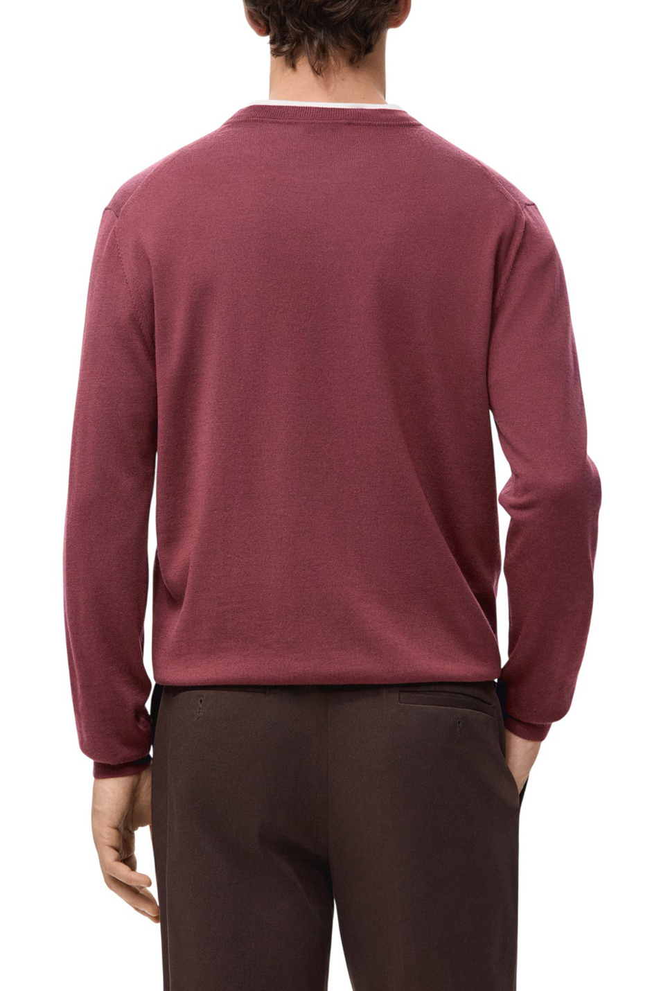 Мужской Mango Man Джемпер WILLY из шерсти (цвет ), артикул 27041284 | Фото 4