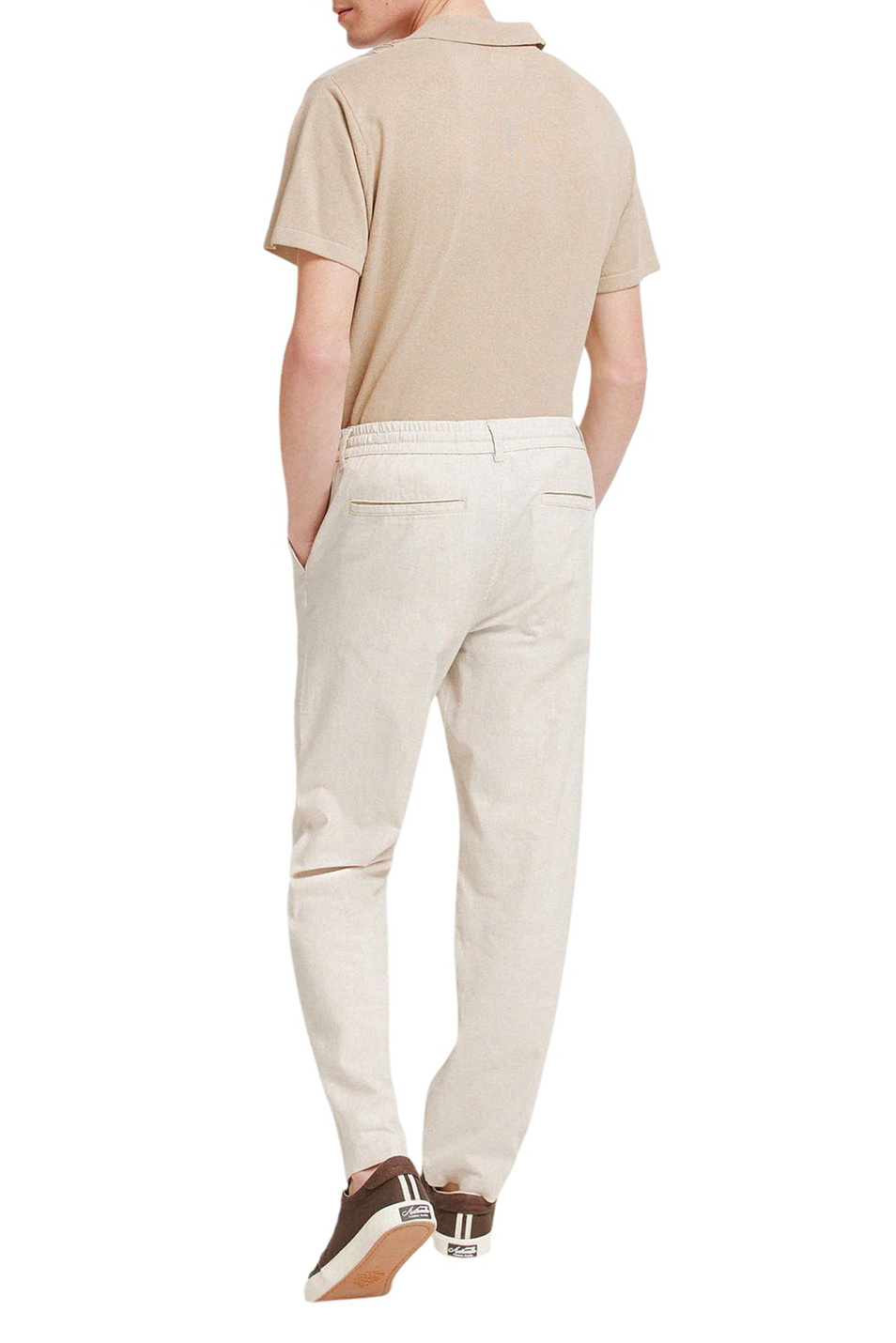 Мужской Springfield Брюки из хлопка и льна (цвет ), артикул 1553717 | Фото 3