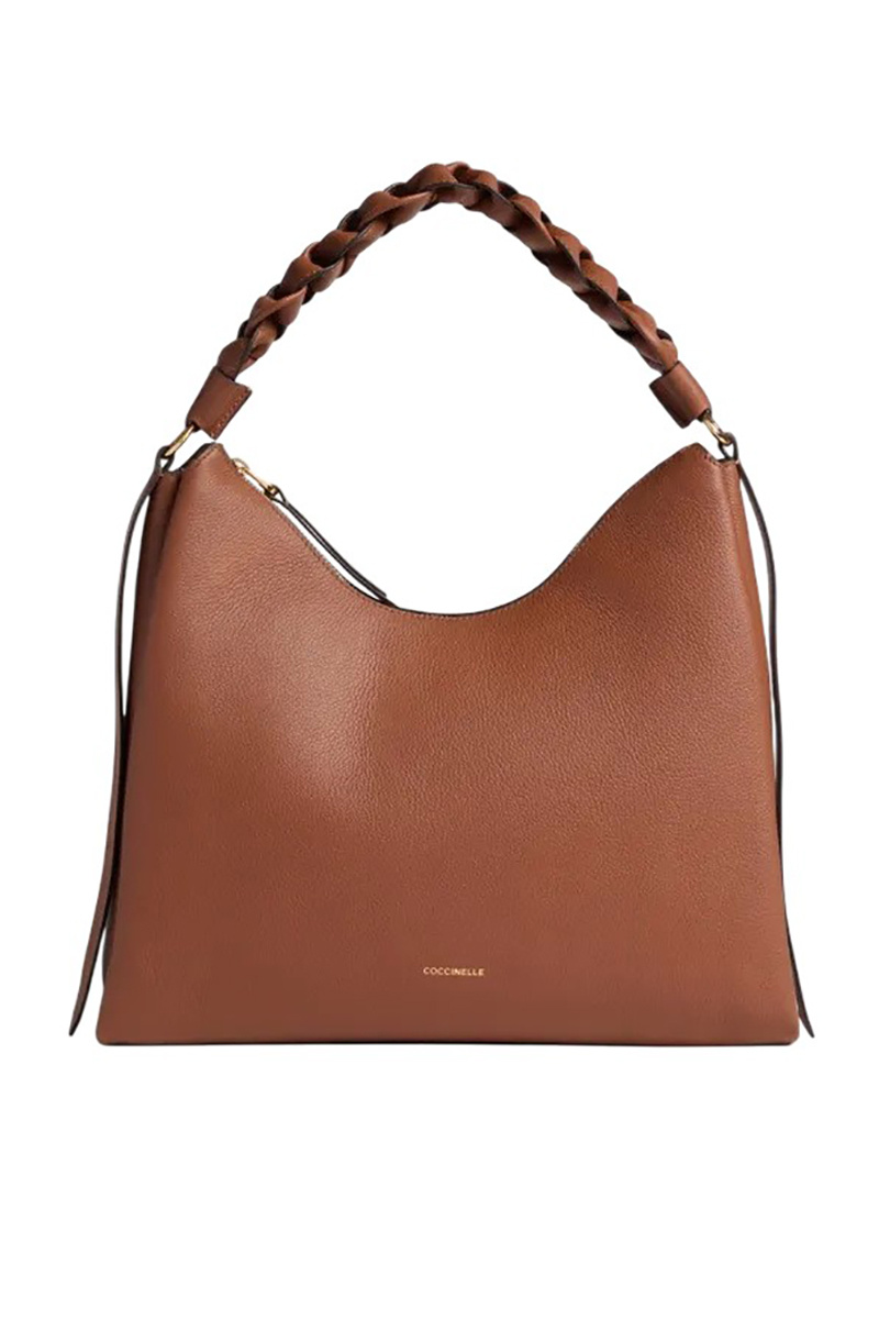 Сумка BOHEME MEDIUM из натуральной кожи|Основной цвет:Коричневый Женский Coccinelle Сумка BOHEME MEDIUM из натуральной кожи (цвет ), артикул E1M50130201 | Фото 1