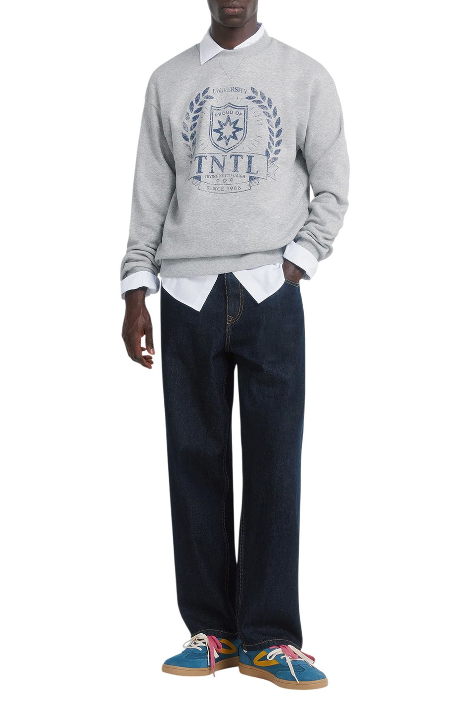 Мужской Springfield Свитшот из смесового хлопка (цвет ), артикул 0093178 | Фото 2