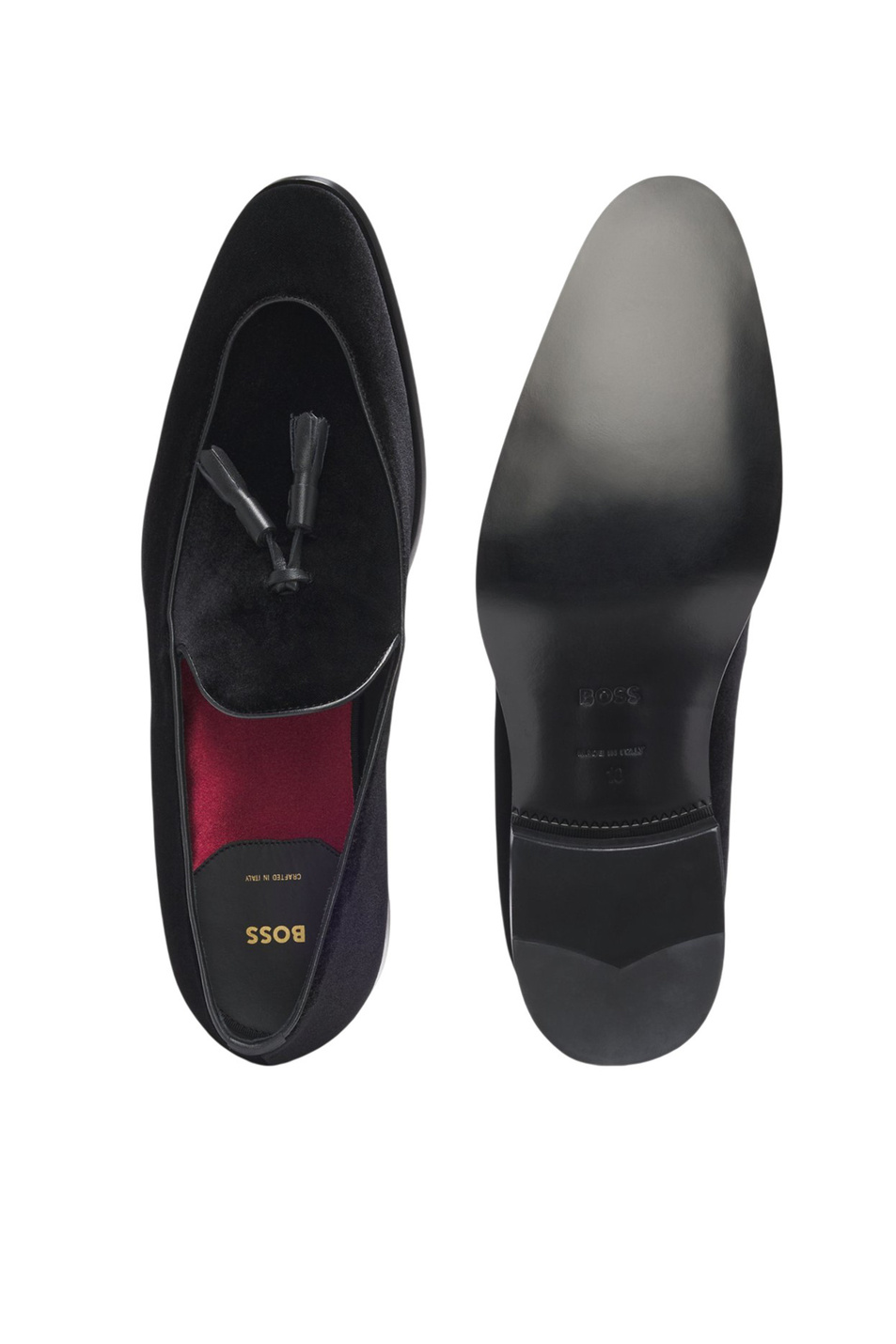Мужской BOSS Лоферы Rill бархатные (цвет ), артикул 50550899 | Фото 3