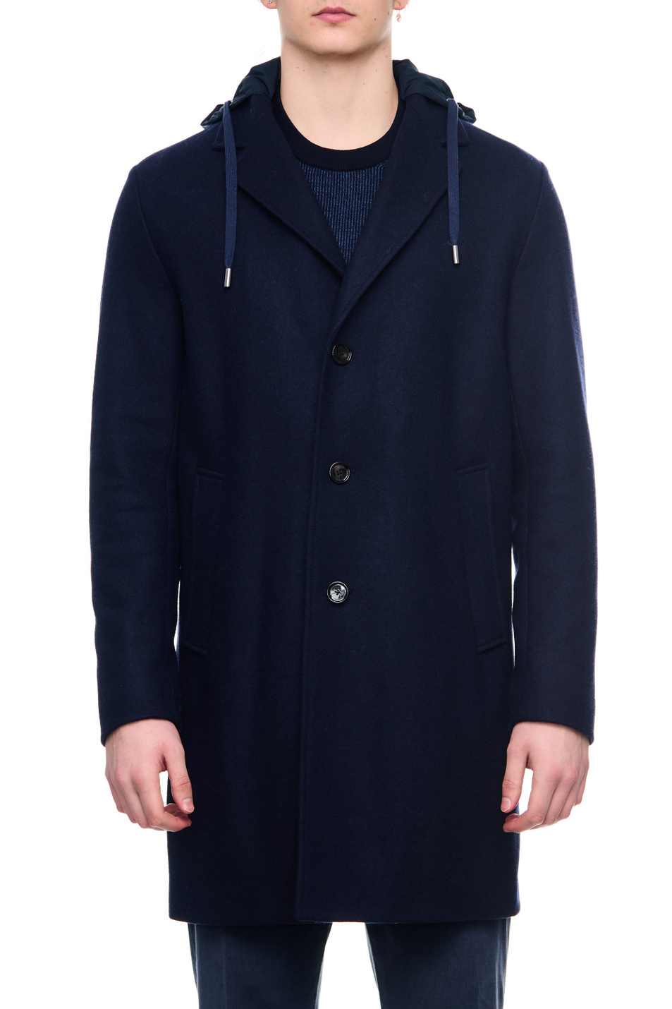 Мужской BOSS Пальто с капюшоном (цвет ), артикул 50484802 | Фото 1