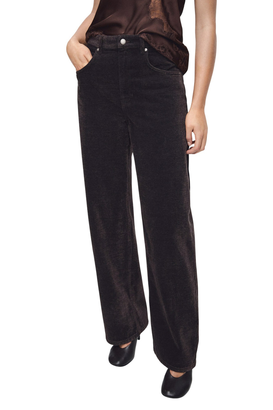 Женский Mango Брюки бархатные TOKIO (цвет ), артикул 27011273 | Фото 3