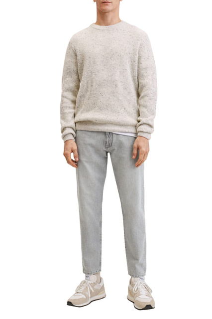 Укороченные джинсы BEN с зауженным кроем|Основной цвет:Серый|Артикул:27004393 | Фото 2