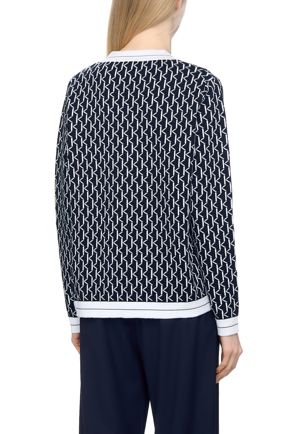 Женский Kiton Джемпер с V-образным вырезом (цвет ), артикул D59777K0954F01003 | Фото 5