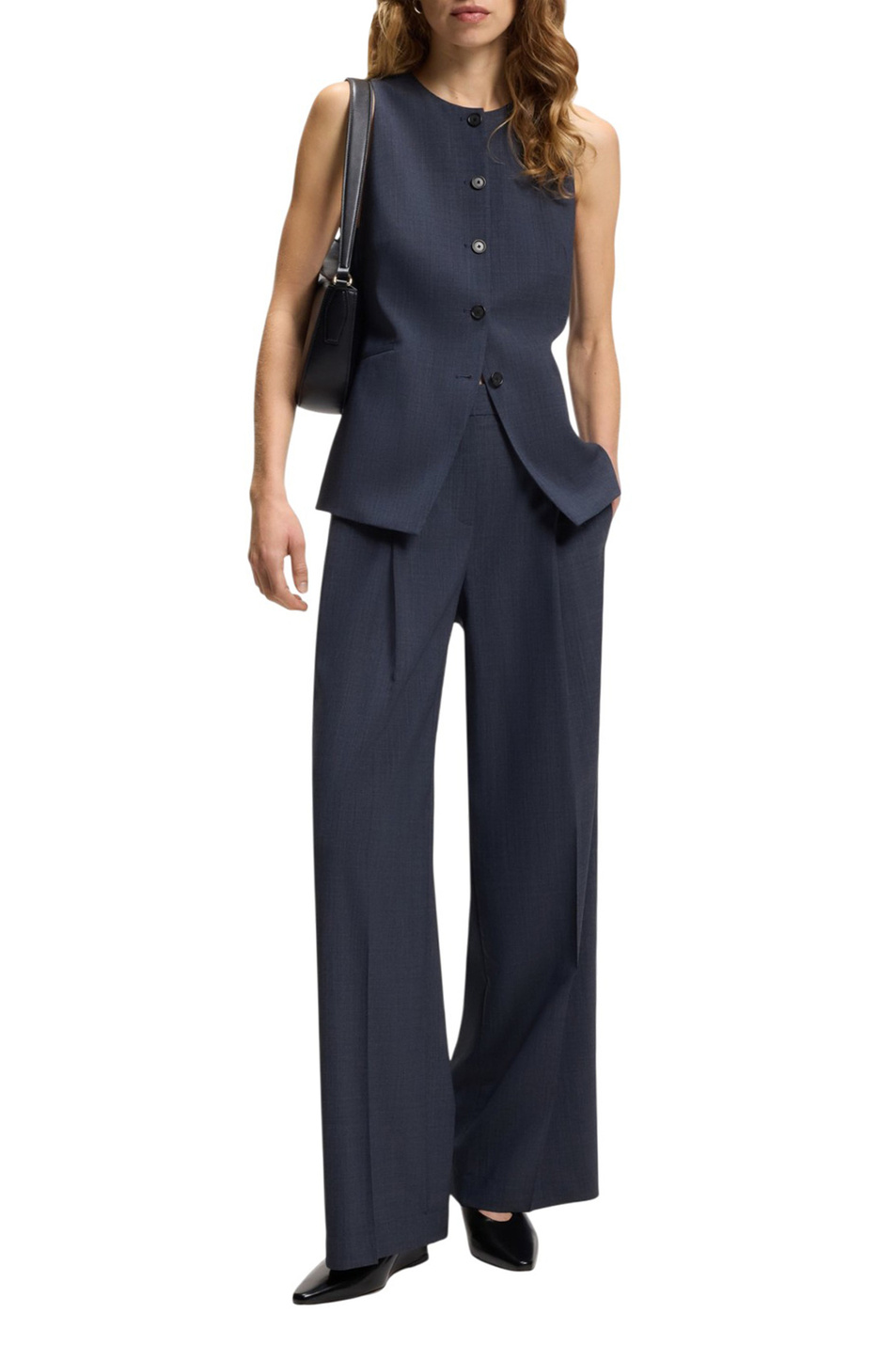 Женский BOSS Брюки Tiana из шерсти (цвет ), артикул 50554965 | Фото 2