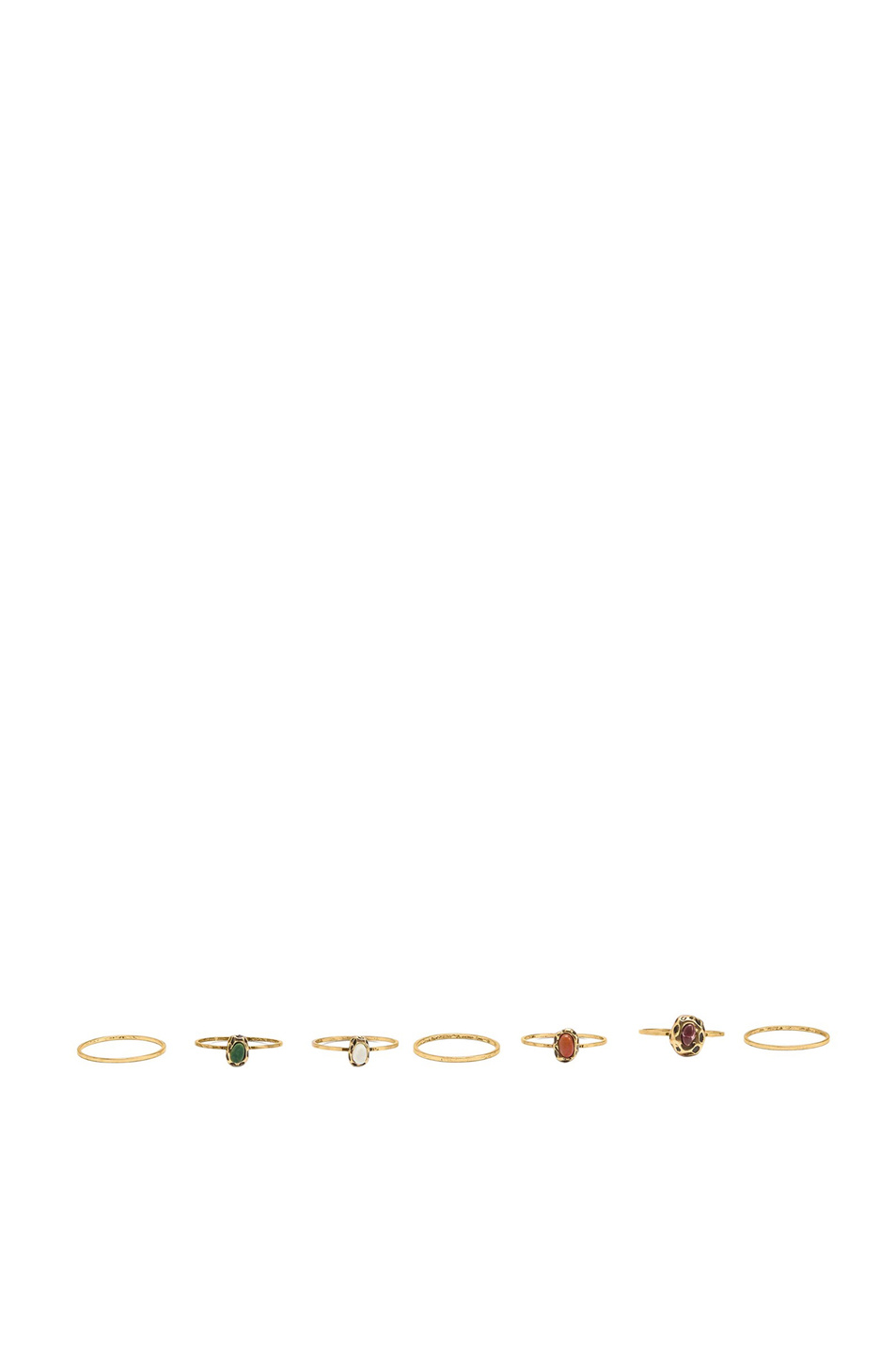 Женский Parfois Кольцо в комплекте из 7 шт (цвет ), артикул 237417 | Фото 2