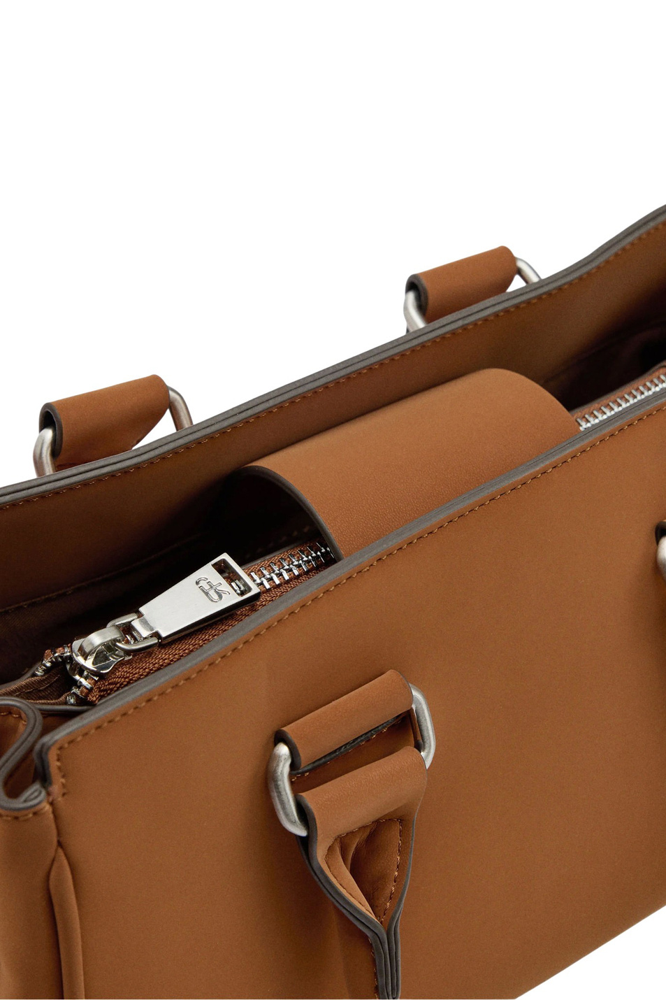 Женский Parfois Сумка-шопер с мягкой текстурой (цвет ), артикул 241002 | Фото 4