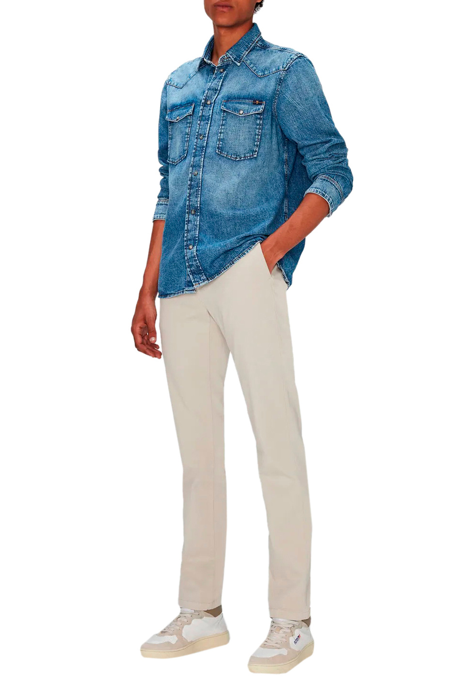 Мужской 7 for all Mankind Брюки SLIMMY CHINO LUXE PERFORMANCE (цвет ), артикул JSU9T490ST | Фото 2