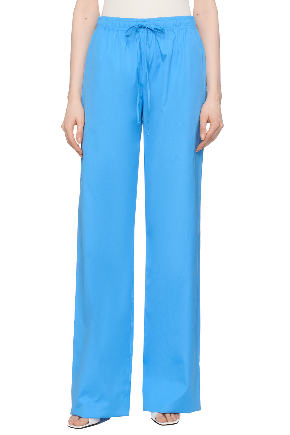 Женский ERMANNO SCERVINO Брюки из хлопка (цвет ), артикул D462P303BQP | Фото 4