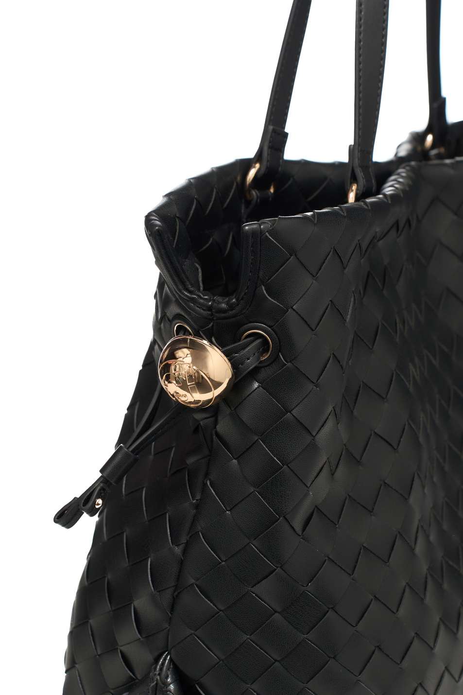 Сумка плетеная|Основной цвет:Черный Женский Liu Jo Сумка плетеная (цвет ), артикул AA6098ES027 | Фото 4