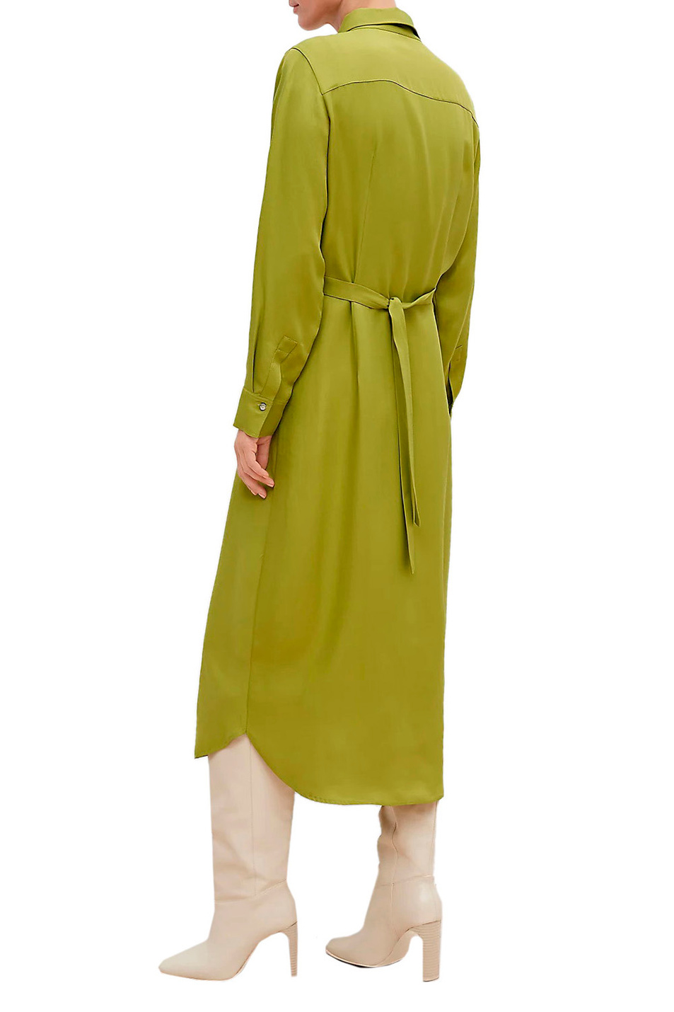 Женский Comma Платье-рубашка однотонное (цвет ), артикул 2126136 | Фото 3