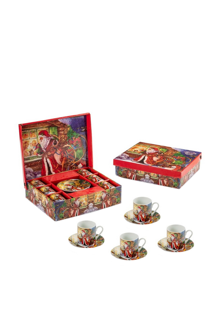 Lamart Набор чашек с блюдцами "Санта", 12 предметов (цвет ), артикул 1020214 | Фото 1