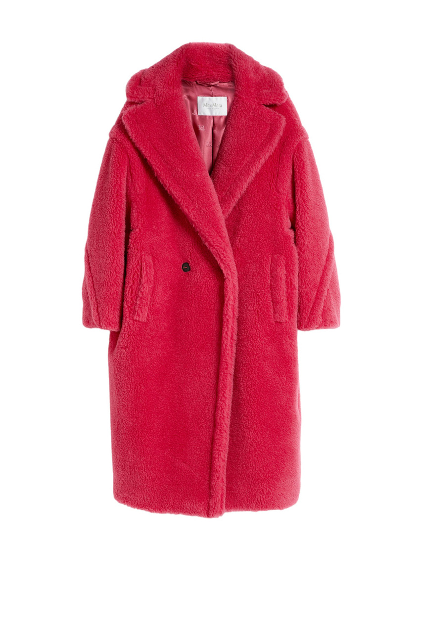 Пальто TEDGIRL из смесовой пряжи альпаки|Основной цвет:Фуксия|Артикул:2310160139 | Фото 1