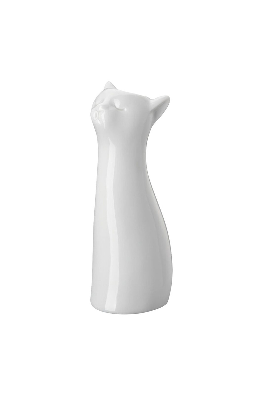 Ваза "Кот", 14 см|Основной цвет:Белый|Артикул:02490-800001-26014 | Фото 1