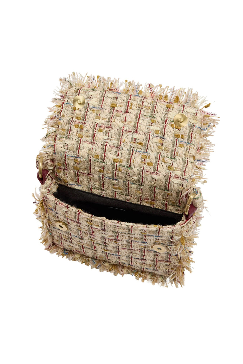 Сумка из твида|Основной цвет:Бежевый Женский Parfois Сумка из твида (цвет ), артикул 239142 | Фото 3