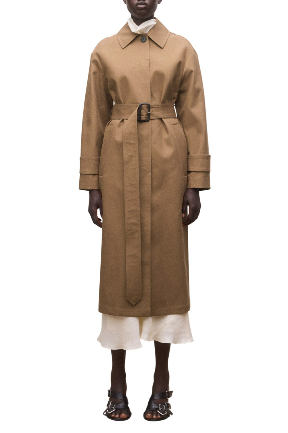 Женский Mango Тренч RIBO с поясом (цвет ), артикул 27054440 | Фото 2