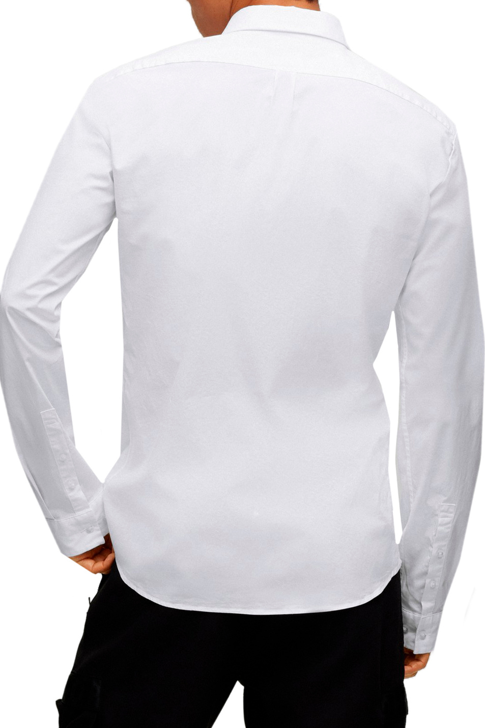 Мужской HUGO Рубашка из эластичного хлопка (цвет ), артикул 50475687 | Фото 4