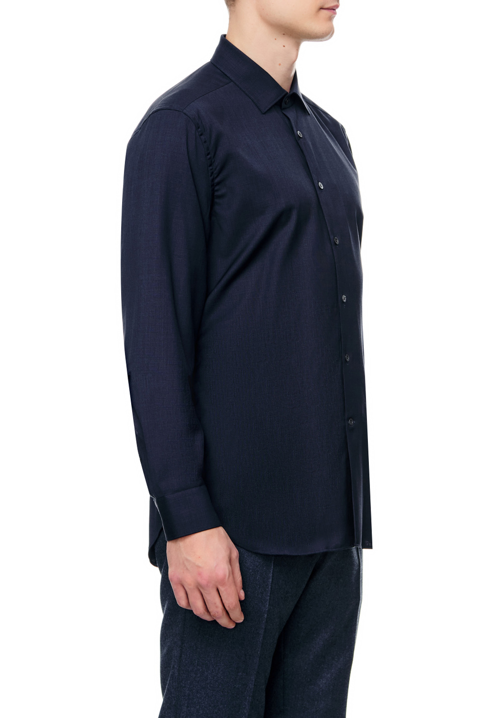 Мужской Corneliani Рубашка из натуральной шерсти (цвет ), артикул 90P010-2811280 | Фото 3