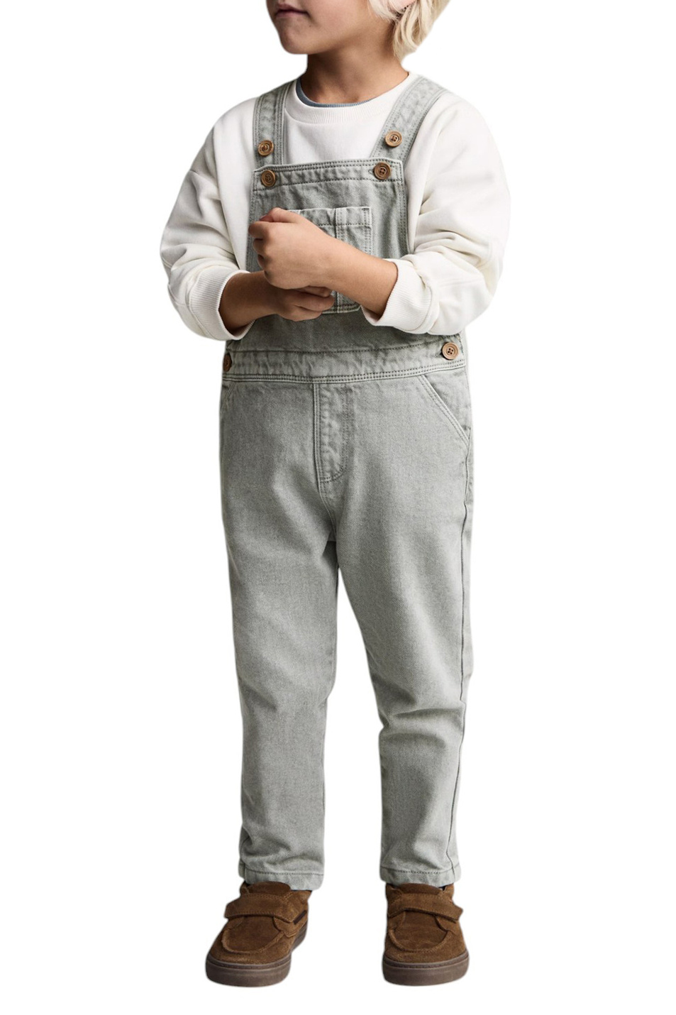 Мальчикам Mango Kids Комбинезон MILOS джинсовый (цвет ), артикул 87051048 | Фото 3