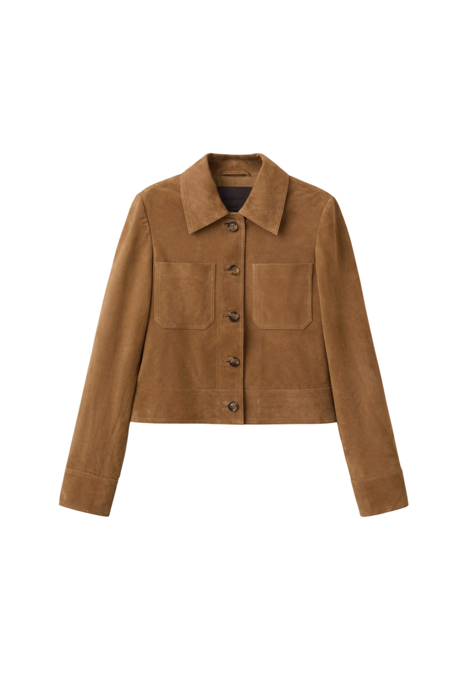 Женский Mango Куртка AVIGNON из натуральной замши (цвет ), артикул 27045813 | Фото 1